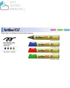 E-Katalog gambar peralatan Spidol Papan Tulis Artline 157 Whiteboard Marker Clip