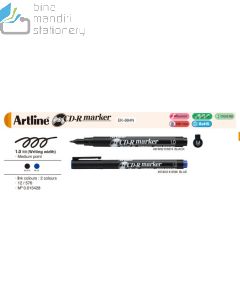 Macam macam perlengkapan Kantor Artline 884 CD-R Marker Spidol Writing Width Medium Point dan gambarnya