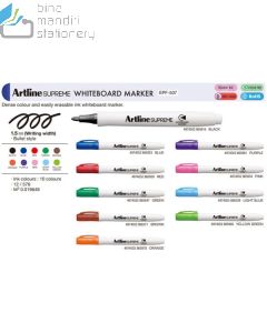 Contoh alat tulis Spidol Papan Tulis Artline EPF-507 Spidol Supreme Whiteboard Marker dan gambarnya