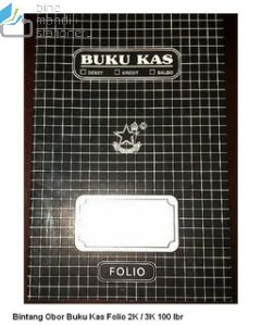 Gambar Atk Bintang Obor Buku Kas Folio 2 Kolom / 3 Kolom 100 Lembar Debit Kredit Saldo Beli di Toko Bina Mandiri Stationery harga murah semua peralatan sekolah lengkap