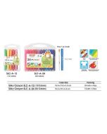 Toko Atk Grosir Bina Mandiri Stationery Jual Krayon Halus / Silky Crayon Joyko Dengan Aneka Warna Terang Yang Cantik Untuk Mewarnai Gambar Anda